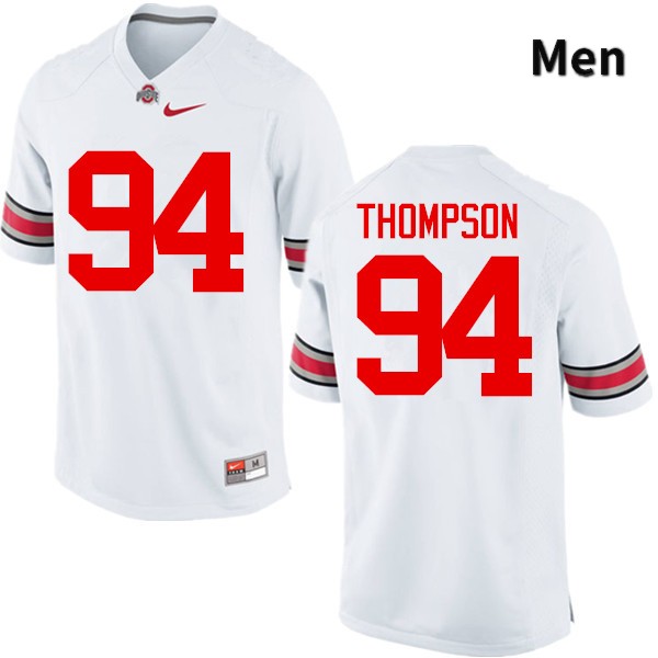 Ohio State Buckeyes Dylan Thompson Men's #94 White Game Stitched College Football Jersey